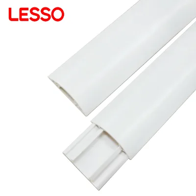 For Customizable Insulation square White Electrical Cable Rectangular PVC Trunking Corrosion Resistant Fire Resistant 24x14