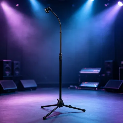Aluminum Alloy Microphone Stand Elbow Connector Hand-Screw Adjustable Joint Replacement Part for Boom Mic Stands