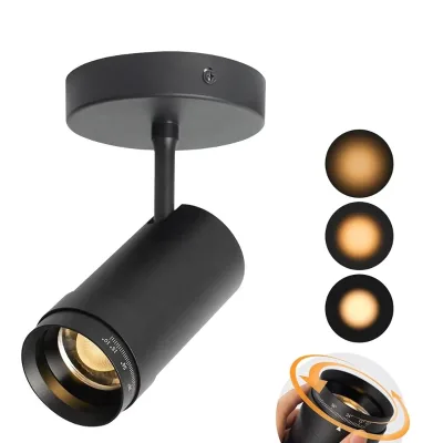 High Quality Anti Glare Spotlight With Adjustable Angle LED Surface Mounted Variable Focus Tube Light