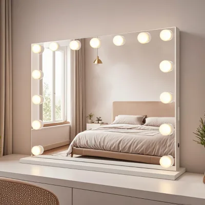 Dimmable 3 Color Modes Vanity Mirror Hotel Home MOQ 50pcs Wholesale Manufacturer Bulk Order Factory OEM