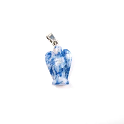 HY Wholesale Blue Spot Angel Pendant Valentine Small Shape Jewelry