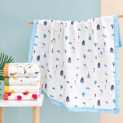 6-Layer Muslin Swaddle Blankets