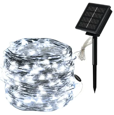 Factory Customization Holiday Hanging lights 20LED Mason Jar Outdoor Solar Light Glass For Home Garden