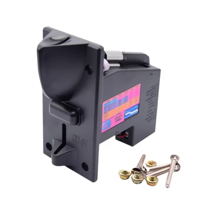 QD8T Single Coin Arcade Game Machine Plastic Coin Acceptor for South Africa Uganda Cameroon Tanzania 8R Value 12V Boxing Game