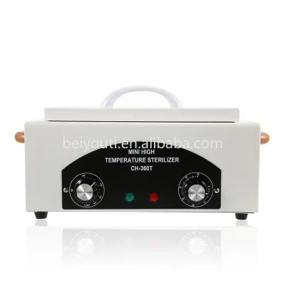 Nail Metal Tools High Temperature Metal Tool Cleaning Box 300W 1.5LTimer Manicure Pedicure SPA Salon Barber Equipment
