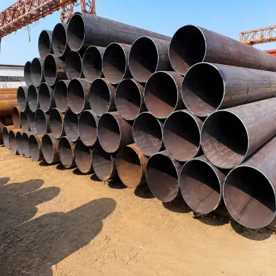 OEM Factory Supply Carbon Steel Tube High Frequency Welding Round Pipe With Customized Size Treatment ERW Welded Steel Pipe
