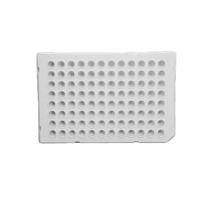 Laboratory for Roche Machine PCR Plate White 96Wells PCR Plates 0.1ml Pcr with Half Skirted