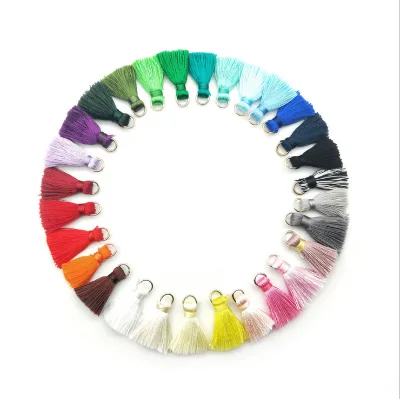 2.5cm Colorful High Quality Decorative Mini Tassel for Curtain & Cellphone Use