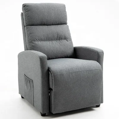 Custom Wholesale Modern Linen Microfiber Fabric Comfortable Electric Recliner Chair