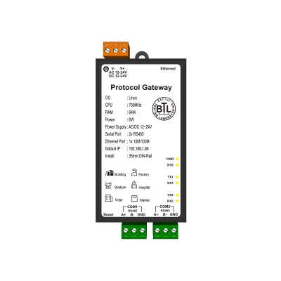 Sunfull MOD1002-ARM Modbus BACnet to Modbus RTU/TCP OPC UA Date Collection PLC Building Automation Industrial Automation