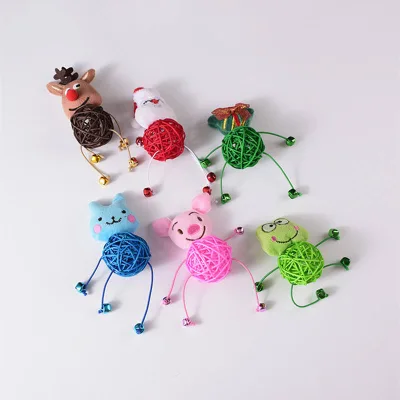 New Arrival Animal Shaped Soft Mouse Fiddle Plush Bell Funny Pet Interactive & Movement Toy for Scratching Boxes Packaged Nicely