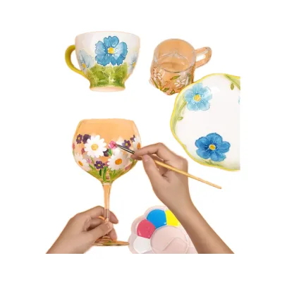 Wholesale Custom Stained Glass Paint Kit Non-toxic Stained Glass Paint for Window Ceramic Painting