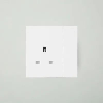 High Quality Multi-Functional Double Pole Big Button 13A 250V Power Wall Socket Switch