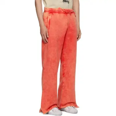 Vintage Streetwear Open Leg Distressed Sweatpants Heavyweight Oversized Wide Leg Acid Wash Sweatpants