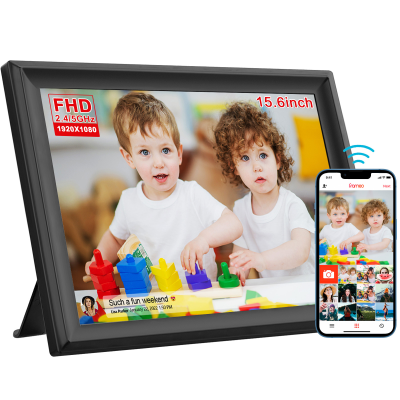 Sharing photos makes the distance disappear just a touch from the ends of the earth 15.6 inch WiFi Digital Photo Picture Frames