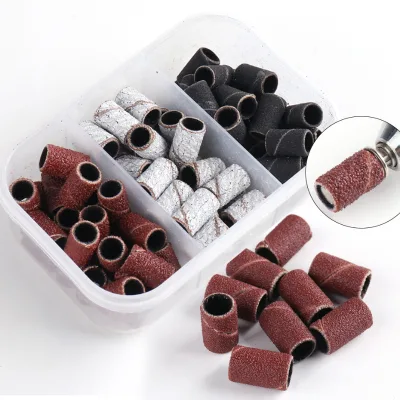 The Best Quality Nail Drill Efile Red 240 Sanding Bands Nails Manicure Pro Bands Medium Grit pink Sanding Nail Band 180