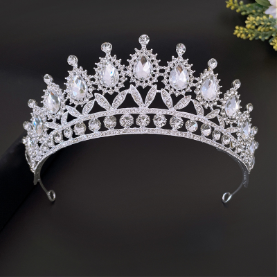 Bride Wedding Tiara Miss World Coronation Tiara Accessories Wedding Dress Temperament Headband Hair Accessories