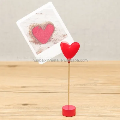 Huabaixin Cute Blue Sticky Note Clip Colorful Vertical Desktop Menu Clip Photo Display Clip for Graduation Service Equipment