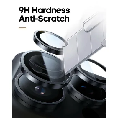 3D Mobile Phone Camera Lens Protector for 15/16/17/18 Pro Max Anti-Scratch High Transparent Tempered Glass Full
