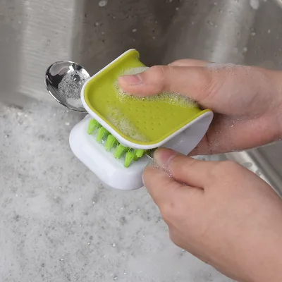 Multifunctional Double-Sided Knife Scrubber - Kitchen Washing Brush - Chopsticks Cutlery Cleaning Brush