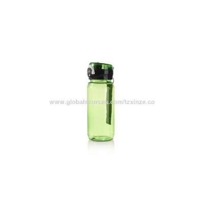 Water bottle manufacturer 650ML sports water bottle custom shaker bottle plastic water bottle with rope design button bounce direc