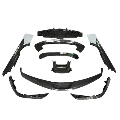 Dry Carbon Body Kit Front Lip Spoiler Rear Diffuser Dry Carbon Car Body Kit for Fer-rari SF90 OEM Style Auto Parts