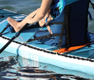 High Quality Kayak Seat EVA Inflatable Paddle Board Surfboard Detachable Backrest Seat Storage Bag Customized Color