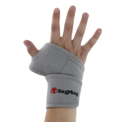 High Quality Gym Wrist Stabilizer Straps Weightlifting Neoprene Magnetic Heating Adjustable Summer Use