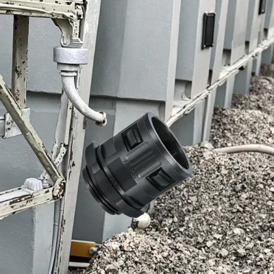 Highly Quality Black Waterproof Conduit Adaptor Corrugated Pipe Connector AD Corrugated Hose Connector
