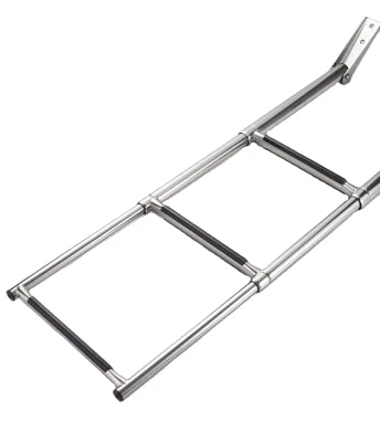 Extendable Boat Ladder Pontoon Boat Ladder Telescopic 4 Step Ladder Stainless Steel Telescoping Extendable