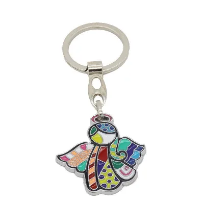 Catholic Christian Keychain Cartoons Pendant Angel Virgin Mary Key Chain Church Utensils Religious Gift