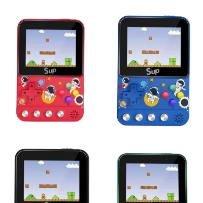 Travel Friendly Wired Handheld Game Console-Retro Style Modern Features Rechargeable Supports Multiplayer Mode 128M Memory