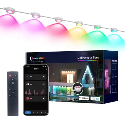 50ft 100ft 150ft Outdoor Waterproof Color Changing Permanent Led Light for Wedding Christmas Party Holiday Decoration Light