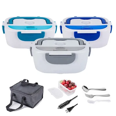1.5l Electric Thermal Lunch Box Chargeable with Removable 304 Stainless Steel Container Smart Storage & Organization
