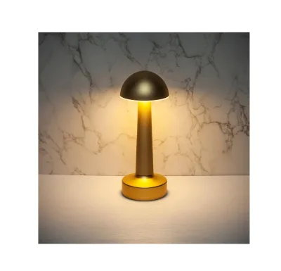 16 Color Aluminum Table Lamp Creative USB Rechargeable Decorative Lamp Mushroom Table Lamp