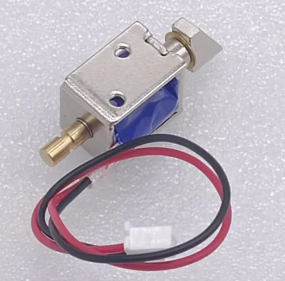 U0520S Push Pull Solenoid Thrust 200gf DC5V Stroke 4mm for Copier Cover Latch, Printer Consumable Compartment Latch