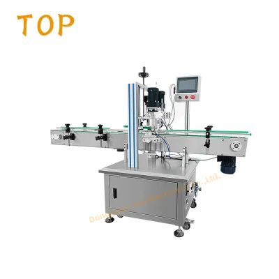 EYT-XLSHJ Automatic Linear Glass Plastic Jar Bottle Pump Sprayer Screw Locking Sealer Twist Off Screw Capping Machine
