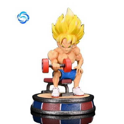 New Design Juguetes De Dragon Balls Z Action Figures Toys Fitness Goku Vegeta Gohan Figure Anime Collection Model Doll