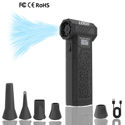 Home Wind 4 Portable Cordless Air Blower & Vacuum Fan with 8000mAh Battery Brushless Motor for DIY Industrial Camping Use