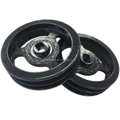Cast Iron Powder Coated V Belt Pulley for Poultry Hair Removal Machine Chicken Feather Plucking Machine Bird Feather Plucker