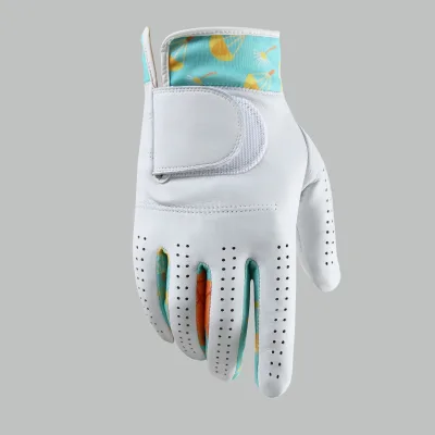 Wholesale Premium Cabretta Leather Golf Gloves Hook Loop Closure Custom Logo Breathable Design-KEITHBOER Brand High Quality
