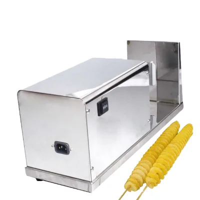 New High Productivity Electric Potato Spiral Cutting Machine/Tornado Hot Dog Potato Cutter 220V/380V Portable