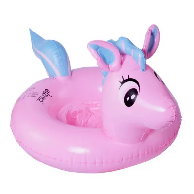 PVC Kids Unicorn Horse Inflatable Baby Water Pool Float Swim Seat Swimming Ring Under 3 Years