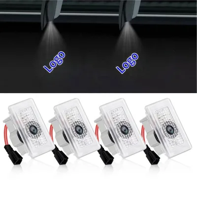 Factory Customization Plug Play Car Logo Projector Light High Definition Modification Atmosphere Lamp Car Door Light