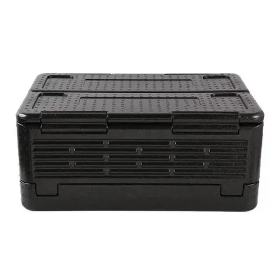 Large Capacity EPP Foam Insulation Box Takeout Food & Fresh Produce Cold Chain Thermal Container With Handle