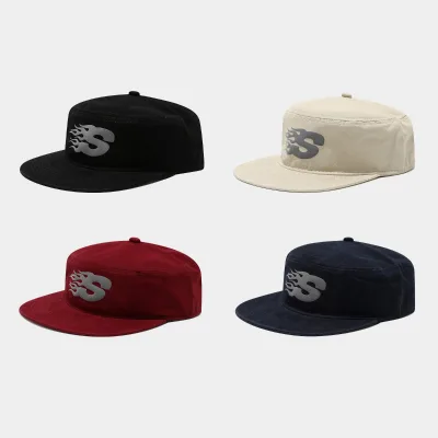 2026 New Fashion S-letter Print logo Baseball Cap Unisex 6 Panels Flat Top Baseball Cap Outdoor Casual Street Style Sports Hat