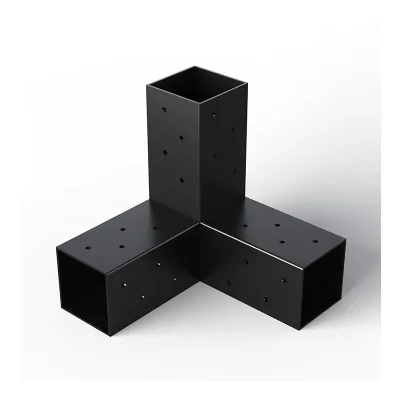 Industrial Steel Pergola Bracket Corrosion Resistant 8x8 Frame Connectors Pergola Bracket for Garden