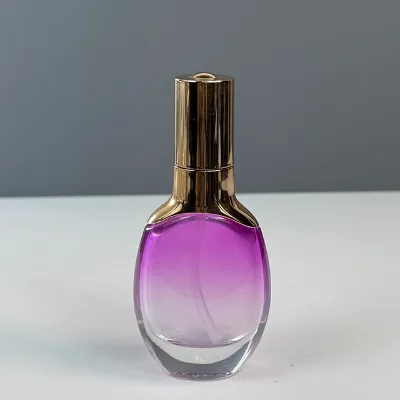 Gradient Pink Custom Printing Logo Design Luxury 30ml 50ml Essential Oil Skin Care Packaging Face Cream Lotion Sets Glass Bottle