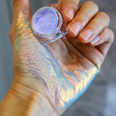Makeup Pigment Eye Pigment Multichrome Glitter-Cosmetic Grade Multichrome Chameleon Pigment for Lipgloss