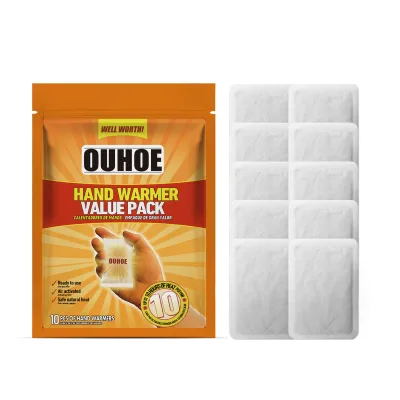 Customized Portable Winter Instantly Body Heated Patch Adhesive Hot Hand Warmer Pad